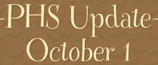 PHS Update - October 1