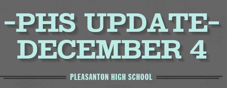 PHS Update December 4