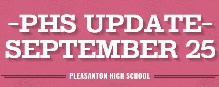 PHS Update - September 25